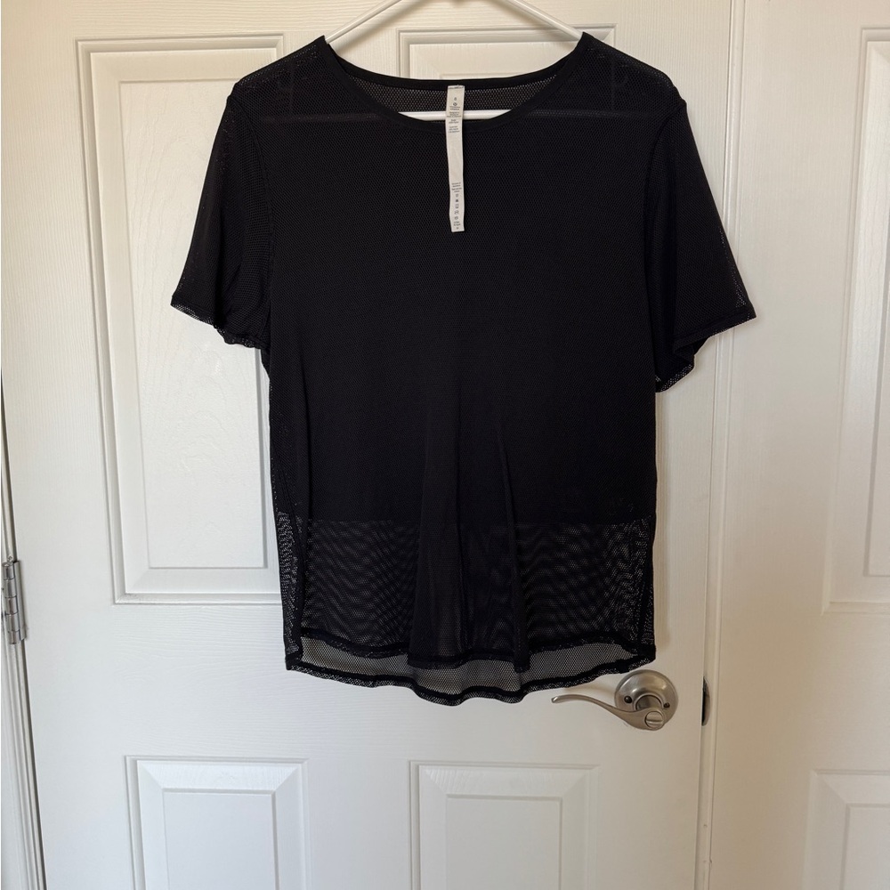 Lululemon Athletica Black Boxy Relaxed Tee